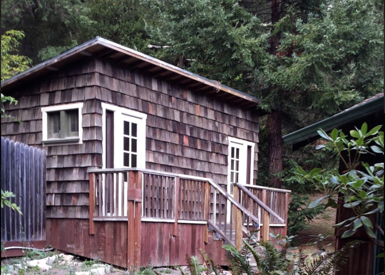 Cabin Near Big Basin Redwoods In California