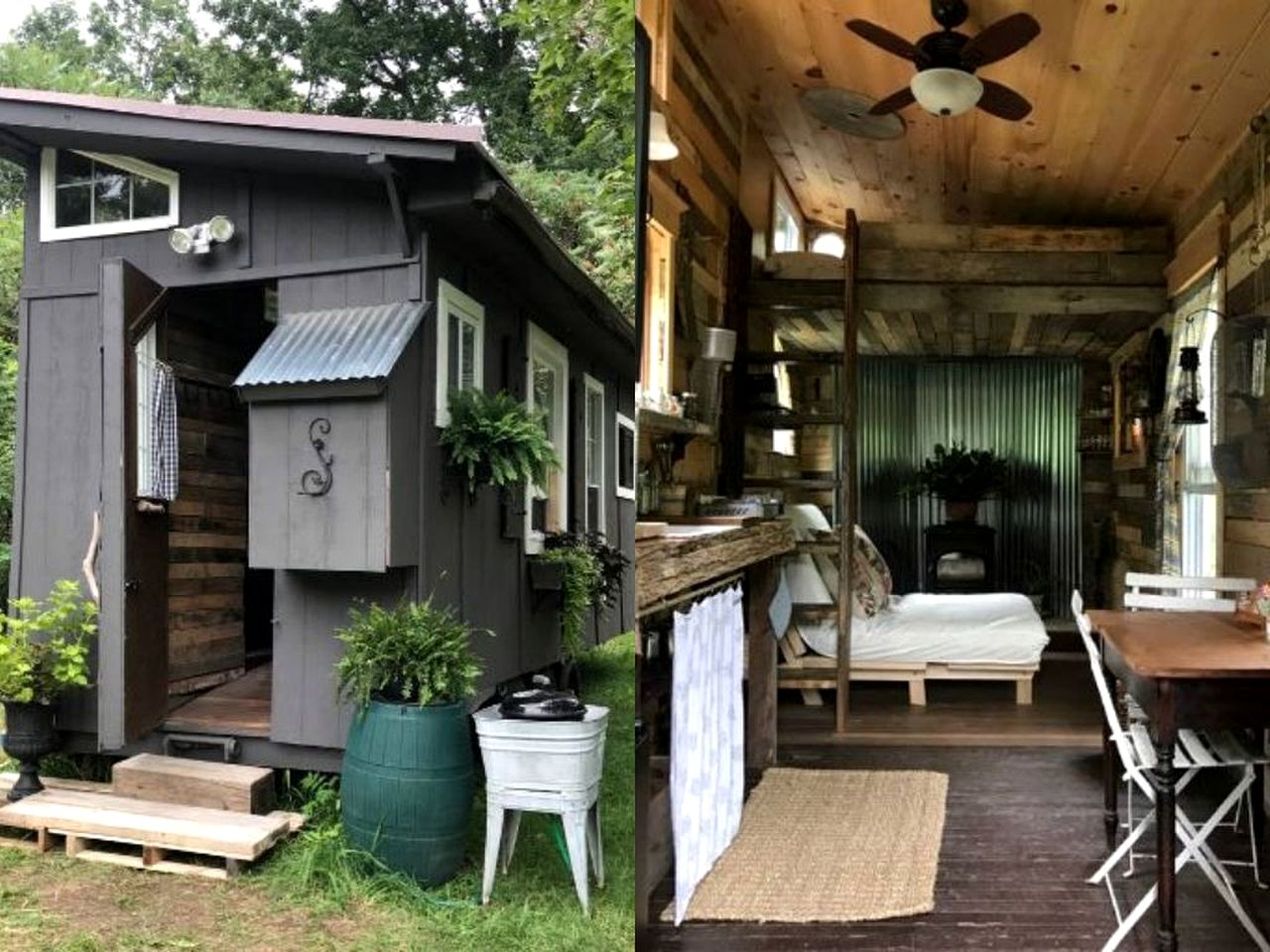 Gorgeous Tiny House Rental for a Glamping Getaway near Saratoga Springs in Upstate New York