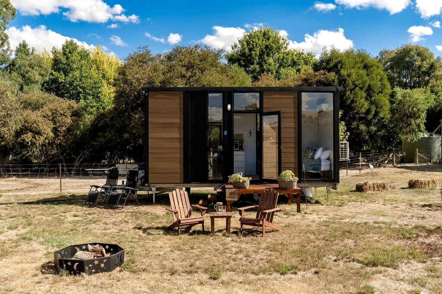 Victoria Tiny House for Couples Glamping on a Homestead