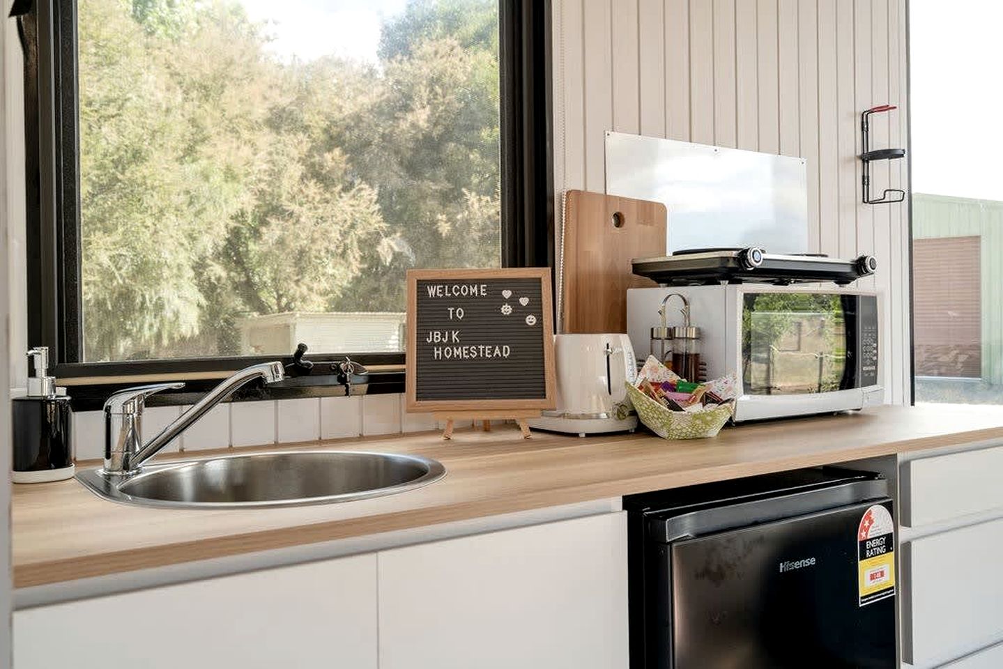 Victoria Tiny House for Couples Glamping on a Homestead