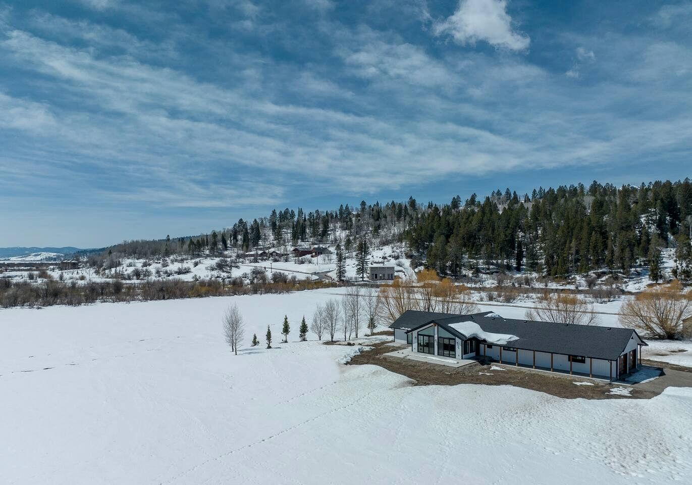 Scenic Riverside Cabin with Private Trail Access and Fly Fishing Near Alpine, Wyoming