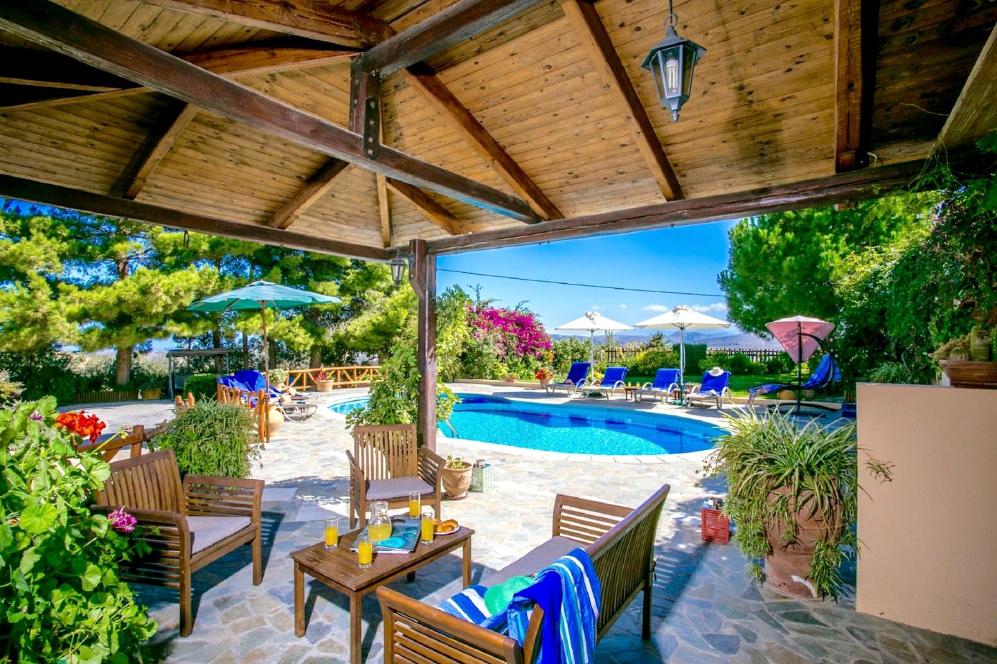 Rustic Villa with Private Pool and Garden Oasis near Heraklion, Crete