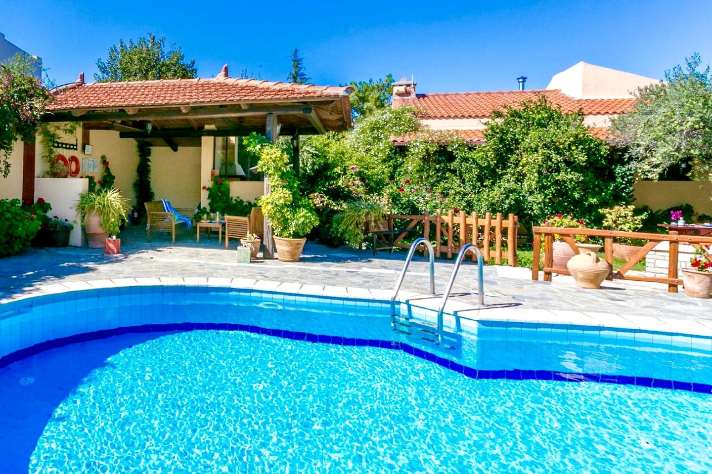 Rustic Villa with Private Pool and Garden Oasis near Heraklion, Crete