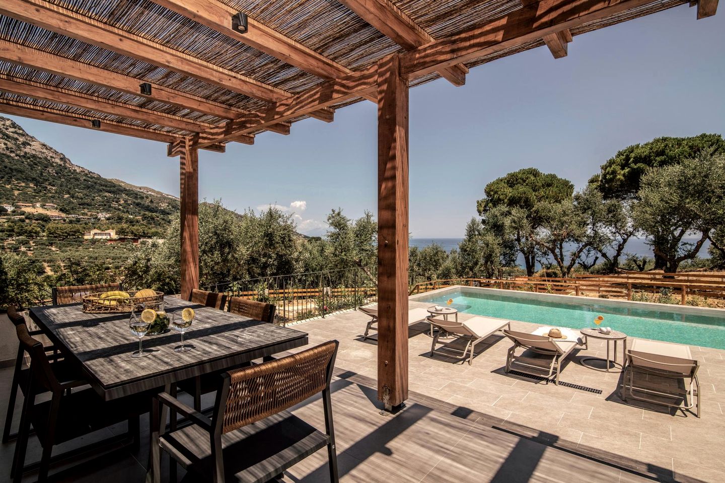 Modern Villa with Private Pool and Panoramic Views near Beaches in Zakynthos, Greece