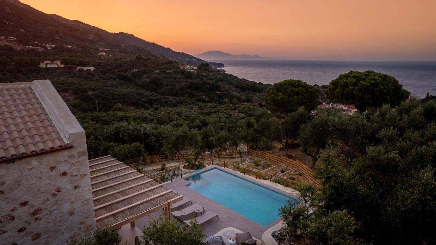 Modern Villa with Private Pool and Panoramic Views near Beaches in Zakynthos, Greece