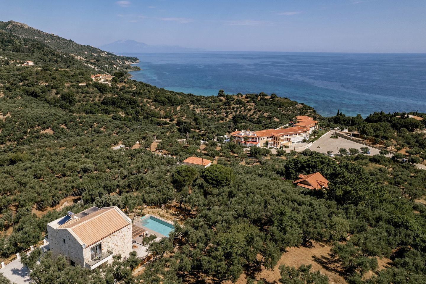 Modern Villa with Private Pool and Panoramic Views near Beaches in Zakynthos, Greece