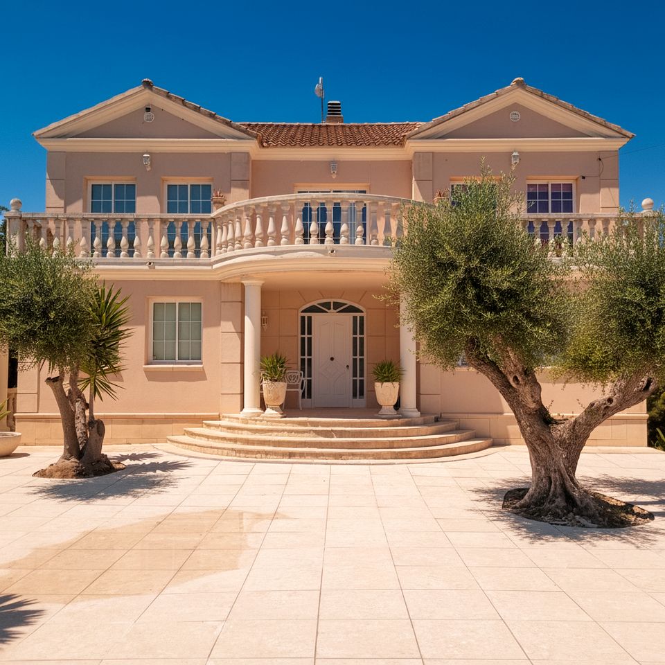 Elegant Retreat with Sparkling Pool, Pergolas, BBQ Zone & Al Fresco Dining Terrace in Catalonia, Spain