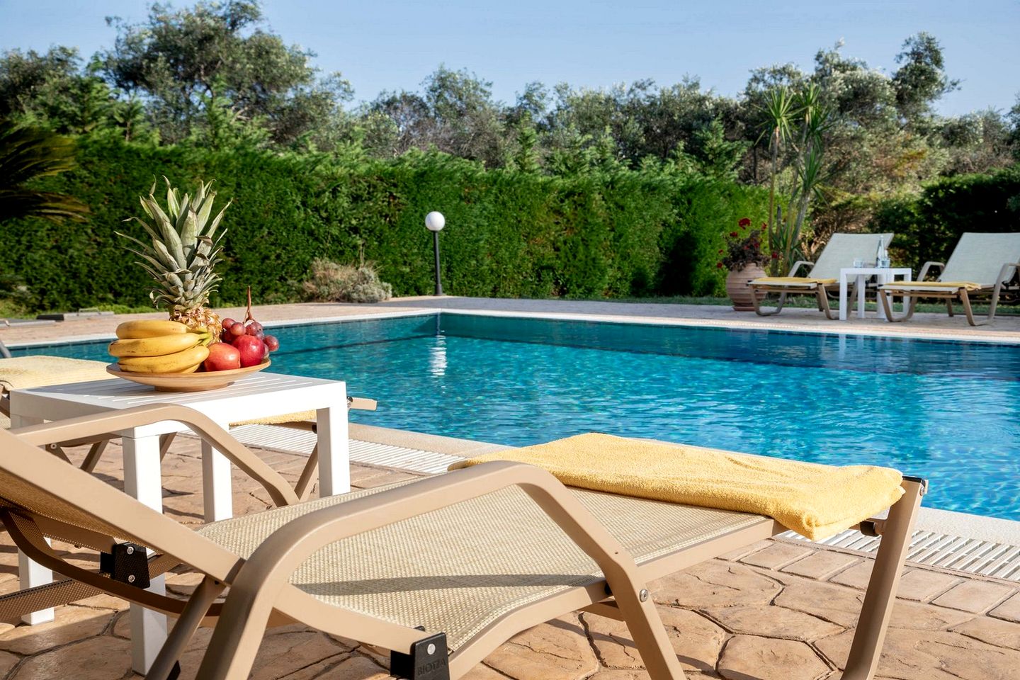 Elegant Seaside Villa with Private Pool and Garden near Prasoudi Beach, Corfu