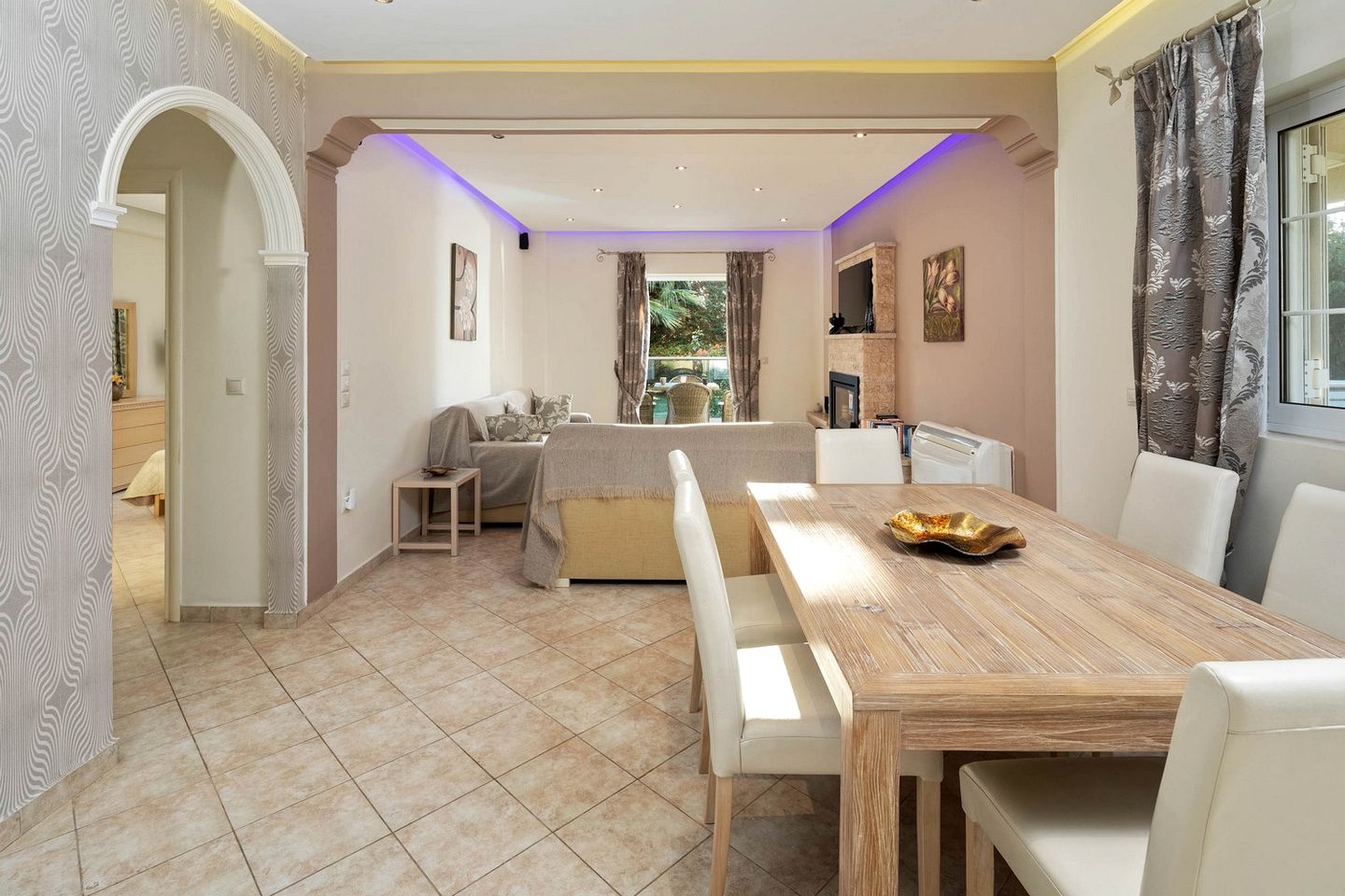 Elegant Seaside Villa with Private Pool and Garden near Prasoudi Beach, Corfu