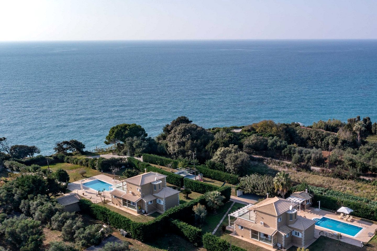 Luxurious Secluded Villa with Private Pool & Stunning Sea Views near Corfu, Greece