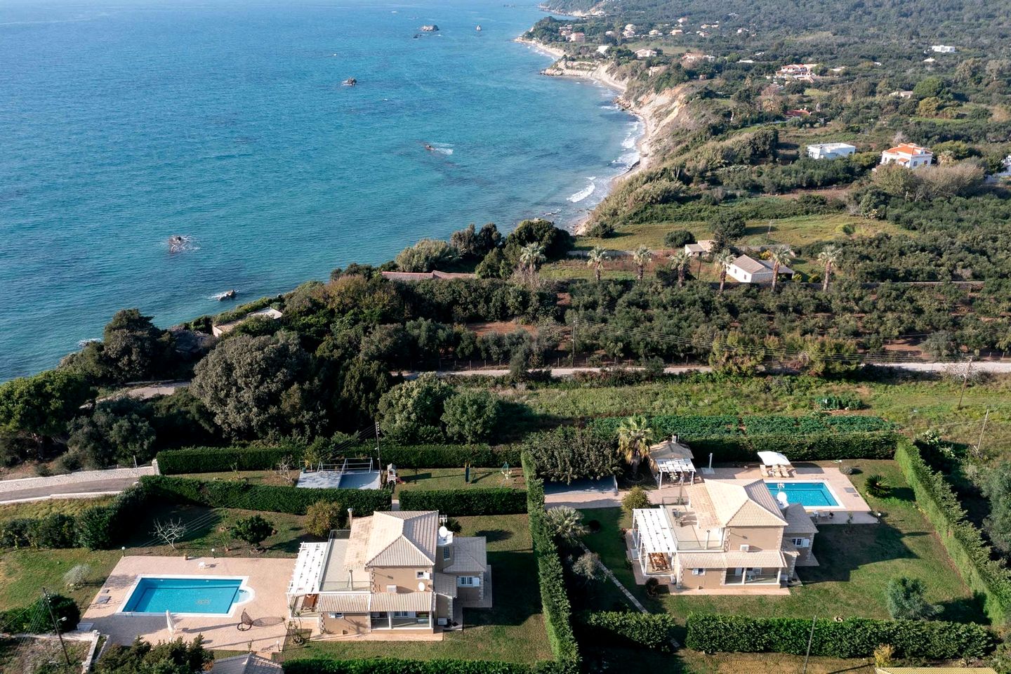Luxurious Secluded Villa with Private Pool & Stunning Sea Views near Corfu, Greece