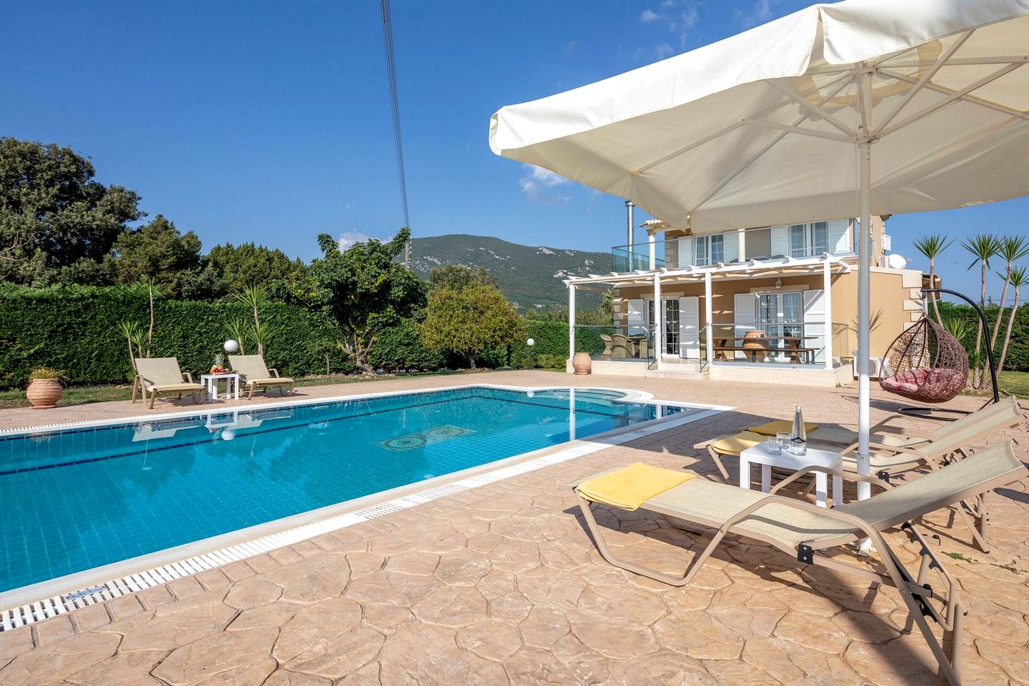 Luxurious Secluded Villa with Private Pool & Stunning Sea Views near Corfu, Greece