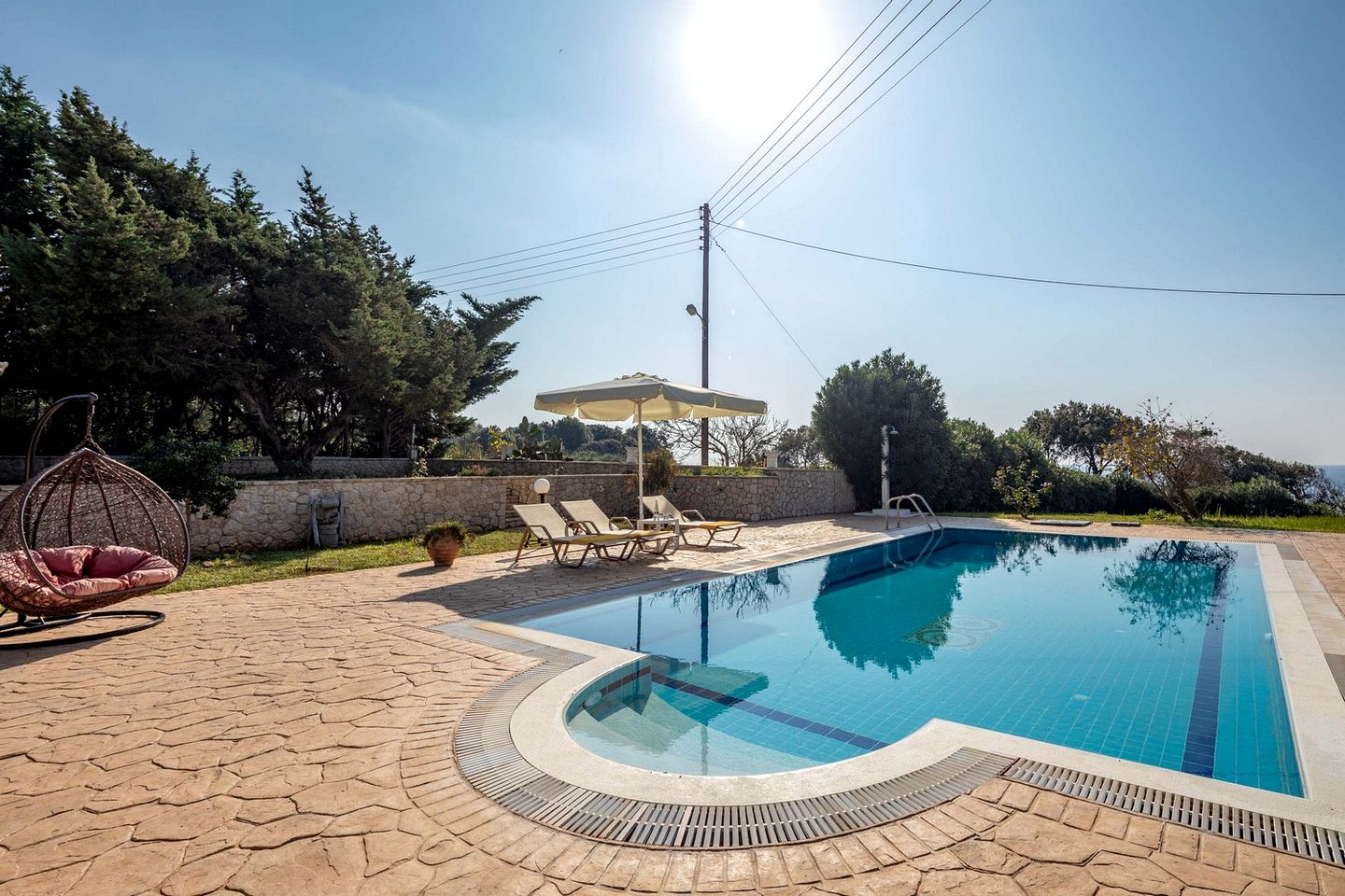 Luxurious Secluded Villa with Private Pool & Stunning Sea Views near Corfu, Greece