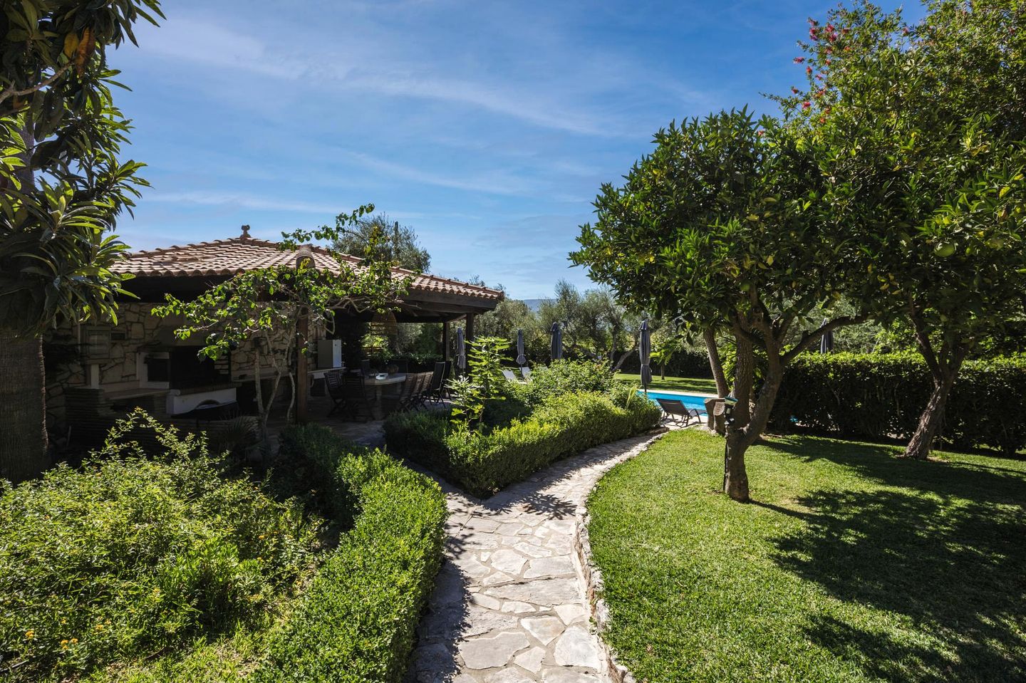 Spacious Villa with Private Pool and Lush Gardens near the Beach in Kypseli, Zakynthos