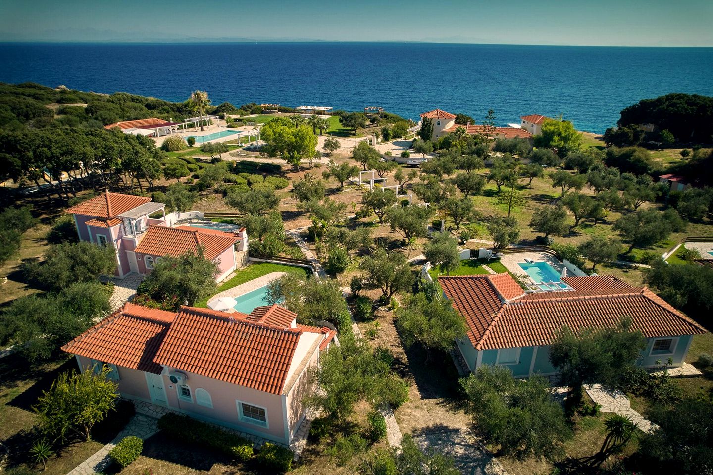 Stylish Villa with Private Pool and Balcony Near Periyali, Crete