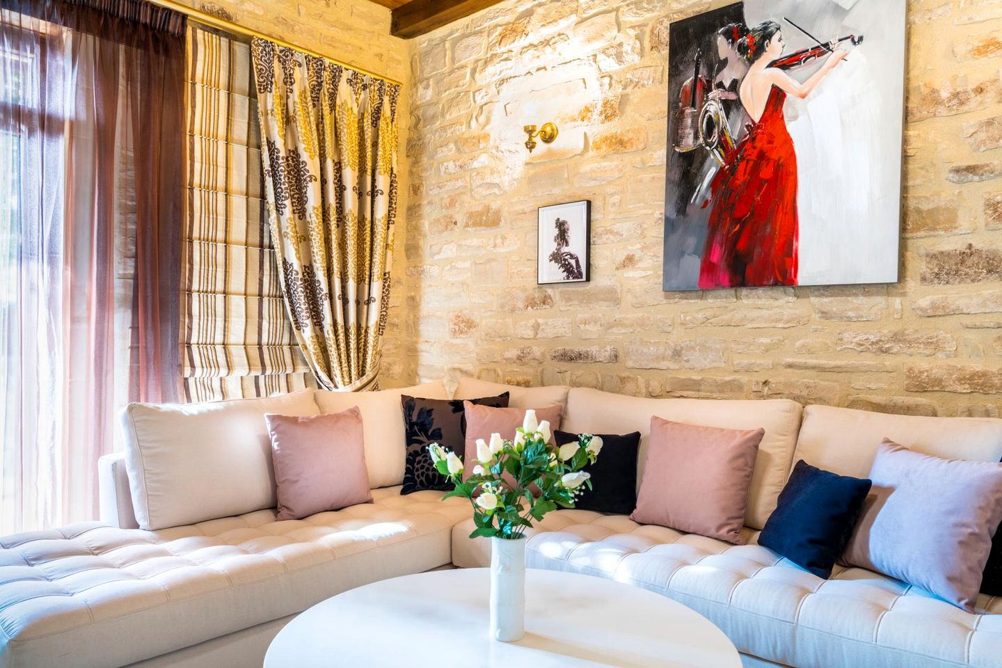 Charming Villa with Rustic Design and Private Pool near Rethymnon in Asteri, Crete