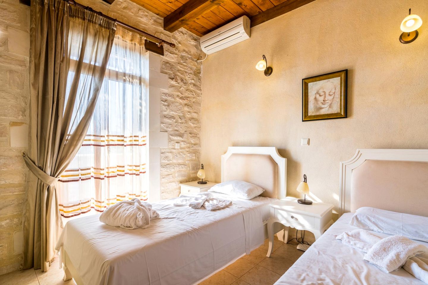 Charming Villa with Rustic Design and Private Pool near Rethymnon in Asteri, Crete