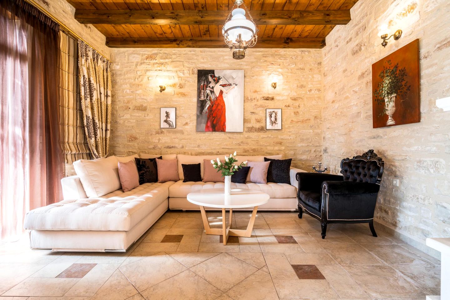 Charming Villa with Rustic Design and Private Pool near Rethymnon in Asteri, Crete