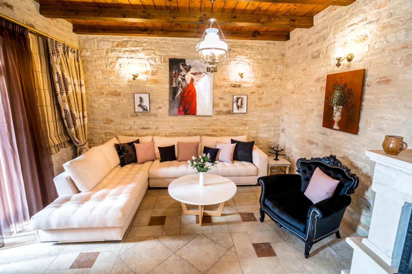 Charming Villa with Rustic Design and Private Pool near Rethymnon in Asteri, Crete