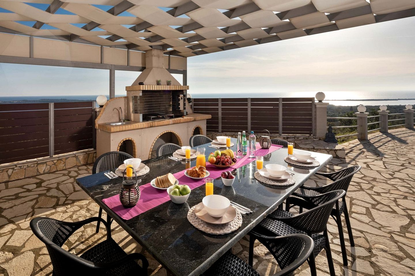 Enchanting Seaside Villa with Panoramic Views near Lake Korission, Corfu