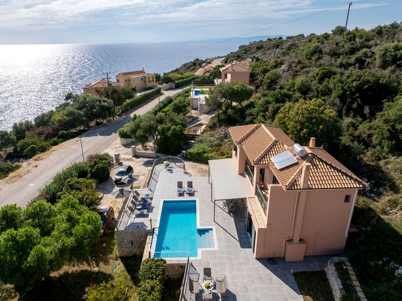 Opulent Villa Retreat near Ionian Sea in Greece