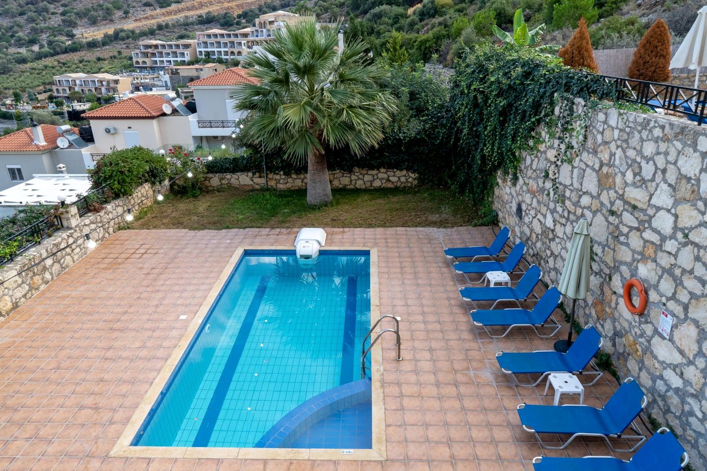 Charming Villa with Private Pool Near Ancient Fortresses in Historic Crete, Greec