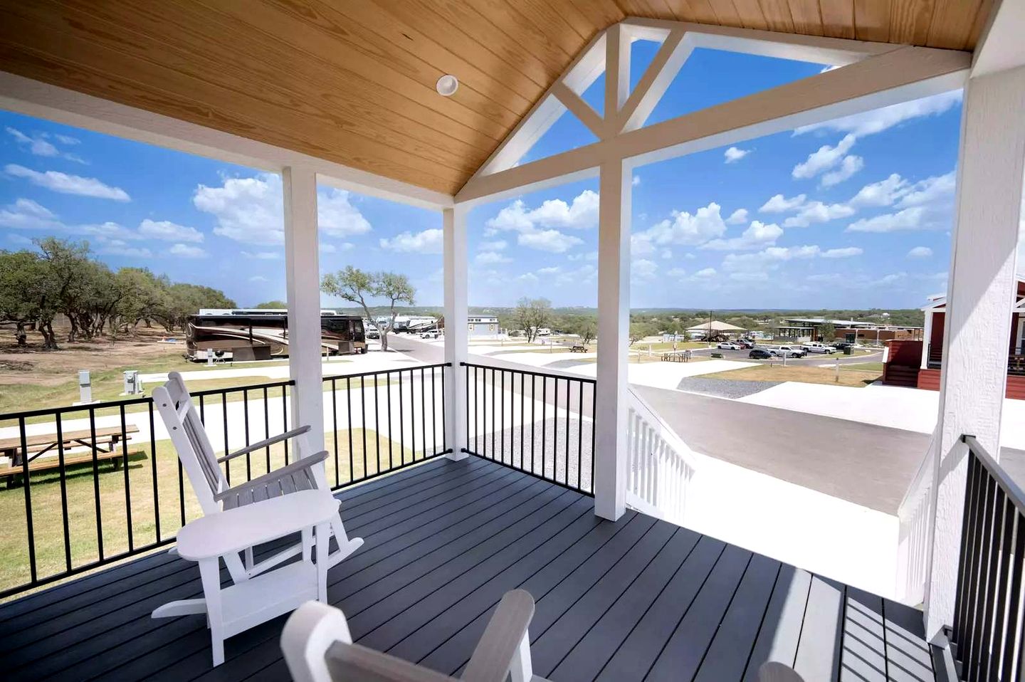 Chic Tiny Home Escape with Resort Pool Near Fredericksburg, TX