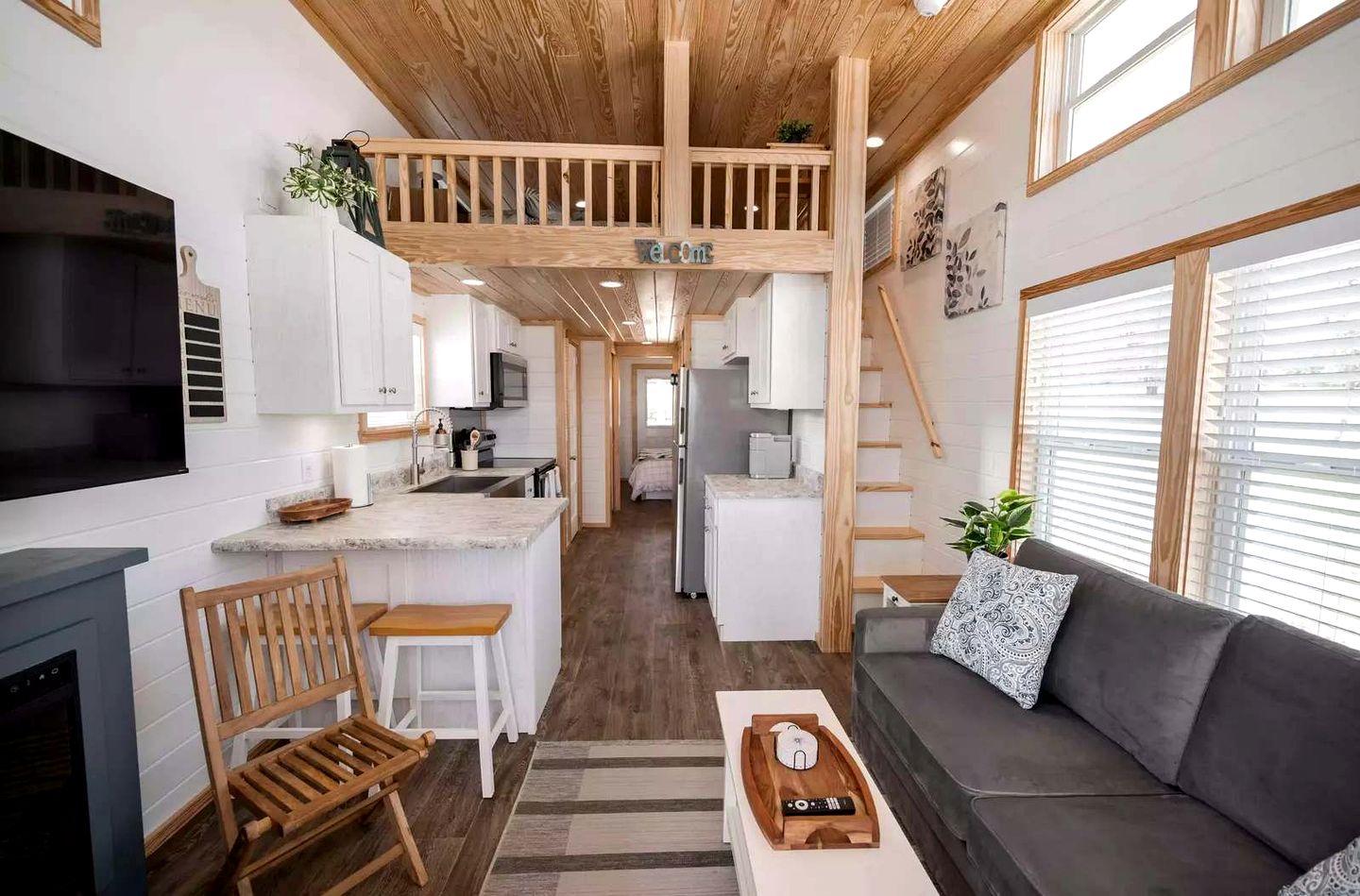 Chic Tiny Home Escape with Resort Pool Near Fredericksburg, TX