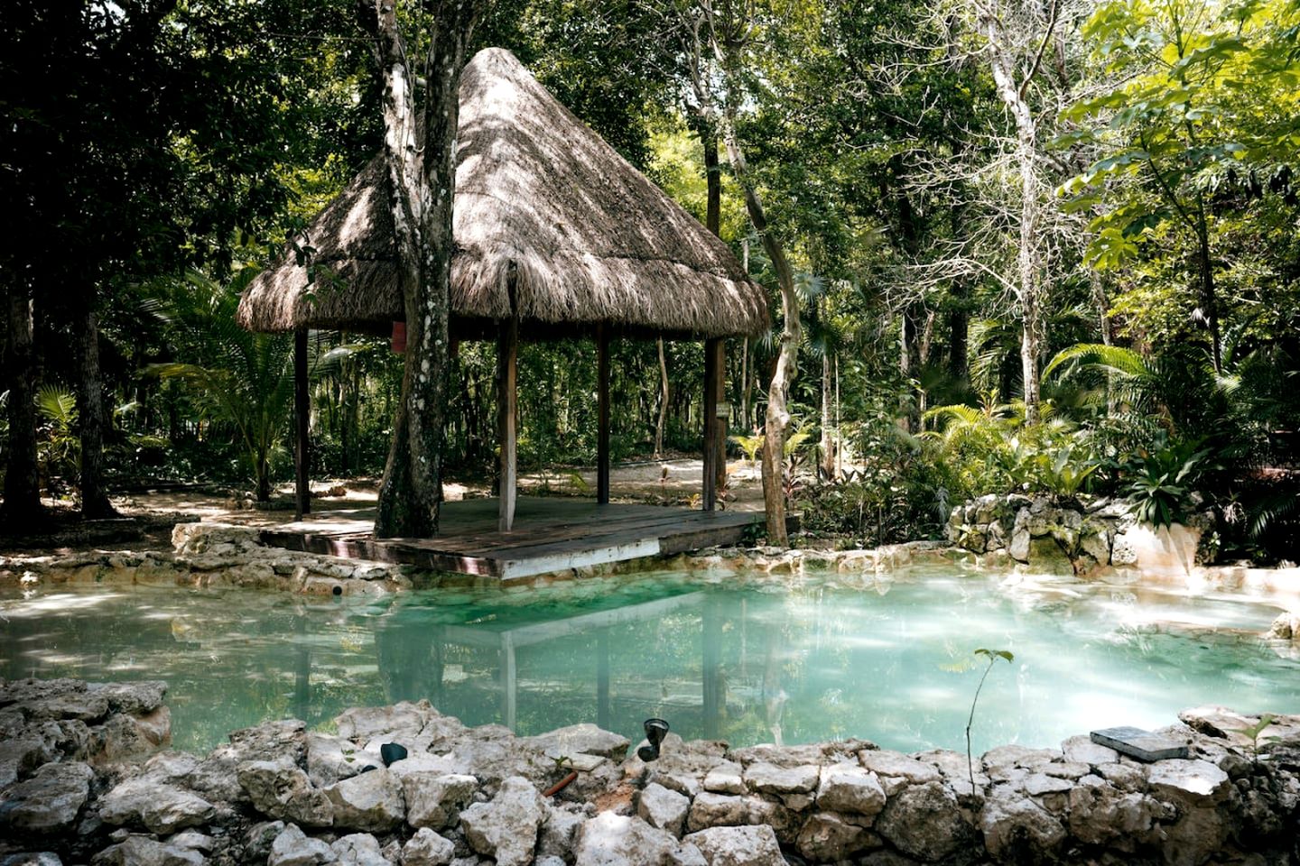 Charming Jungle Villa with Private Jacuzzi near Cenotes in Chemuyil, Quintana Roo