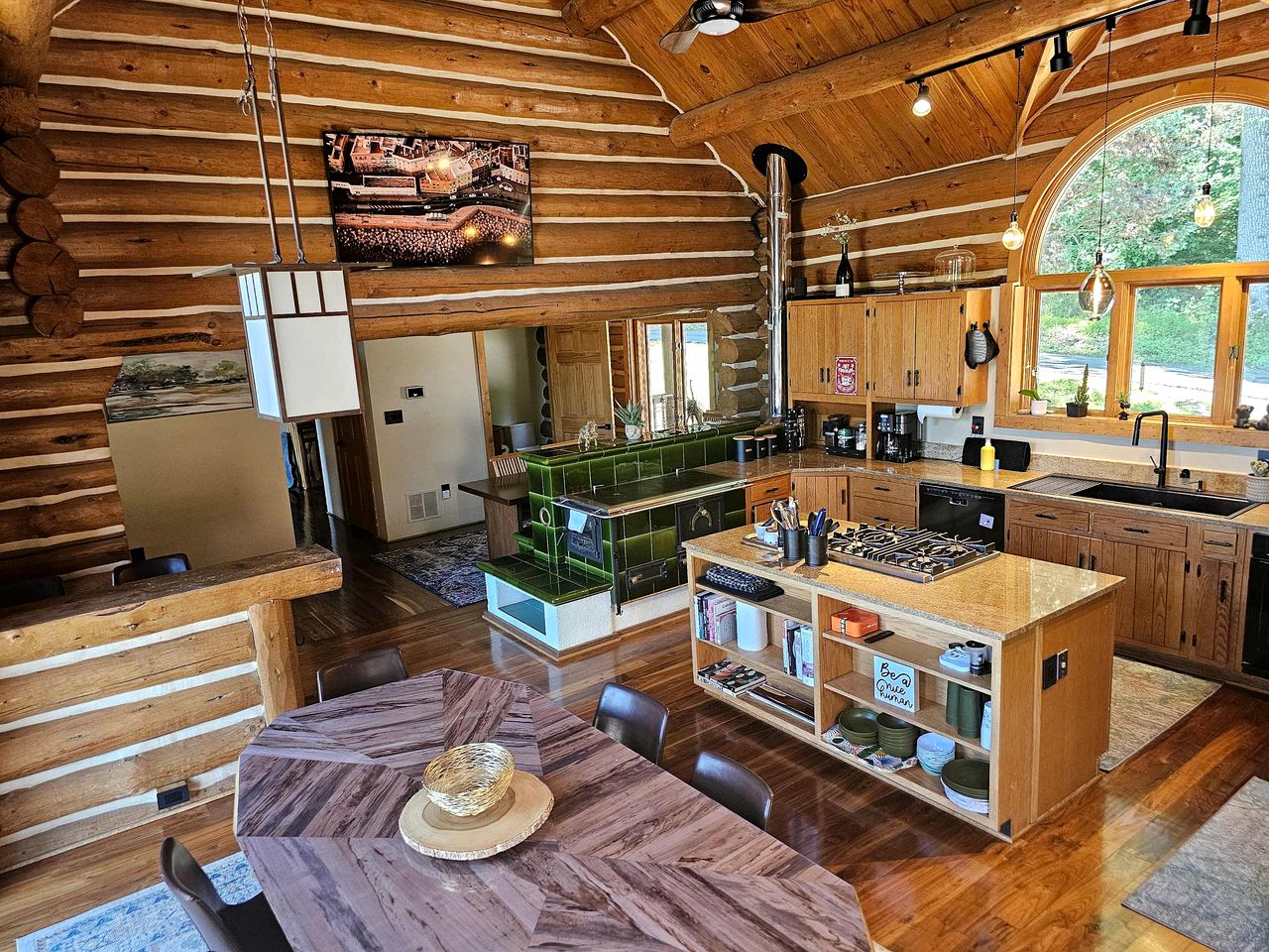 Luxury Montana-Style Log Estate with Private Vineyard & Spa Near Purcellville, VA