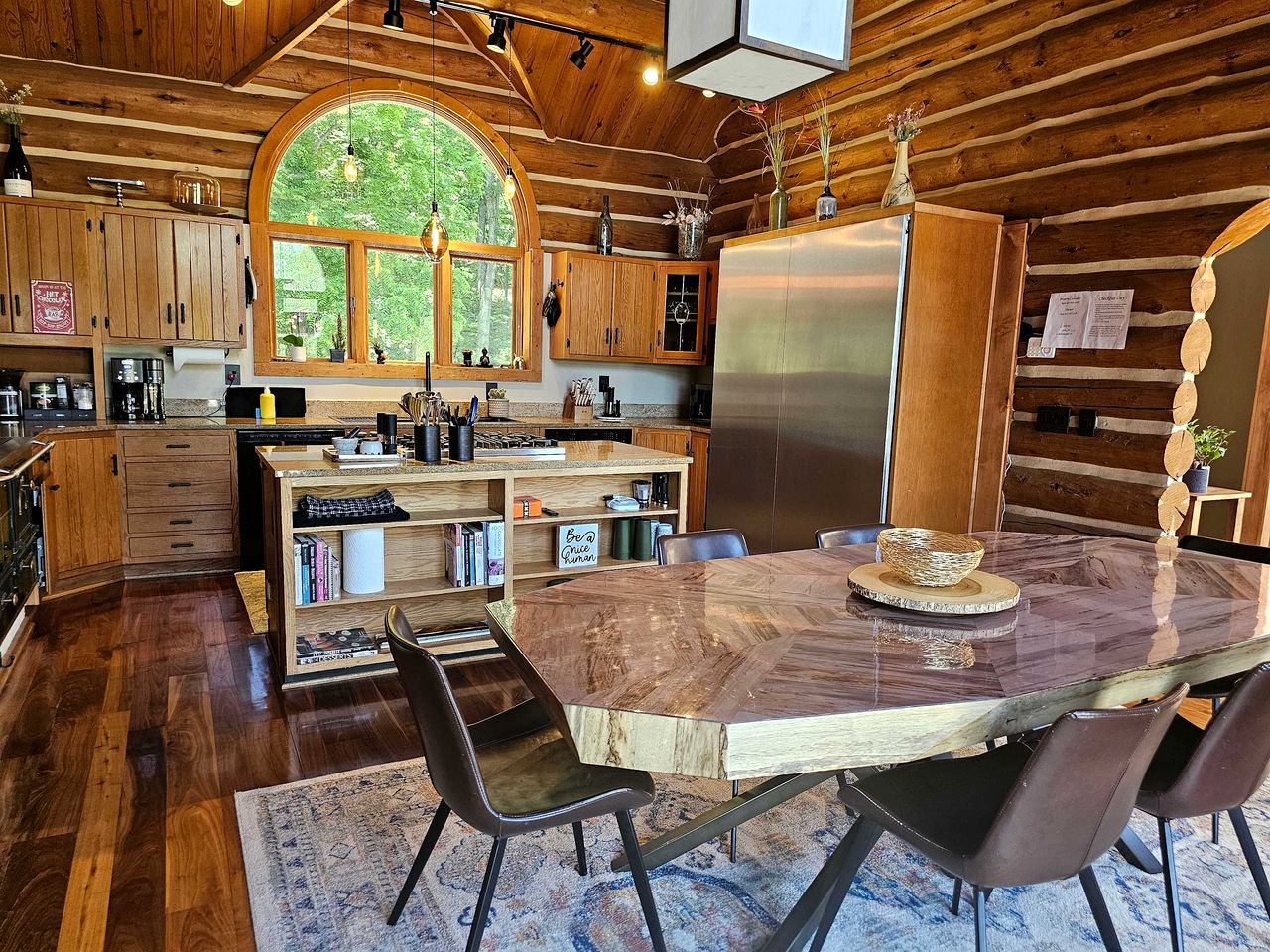 Luxury Montana-Style Log Estate with Private Vineyard & Spa Near Purcellville, VA