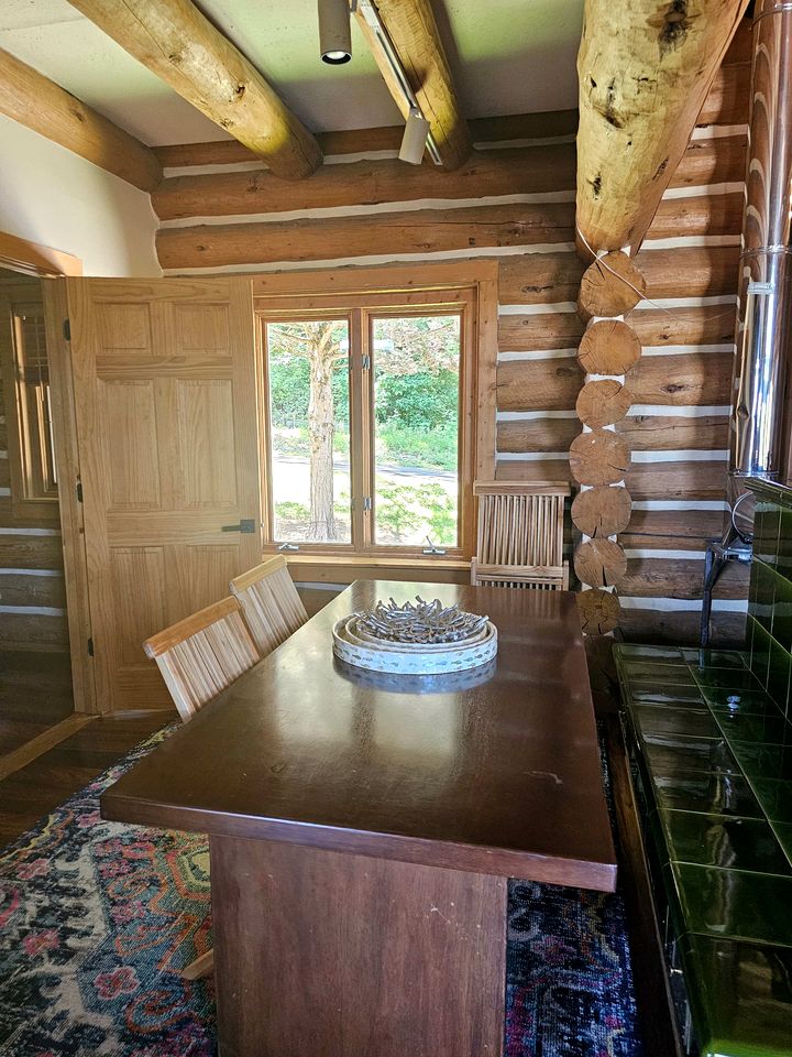 Luxury Montana-Style Log Estate with Private Vineyard & Spa Near Purcellville, VA