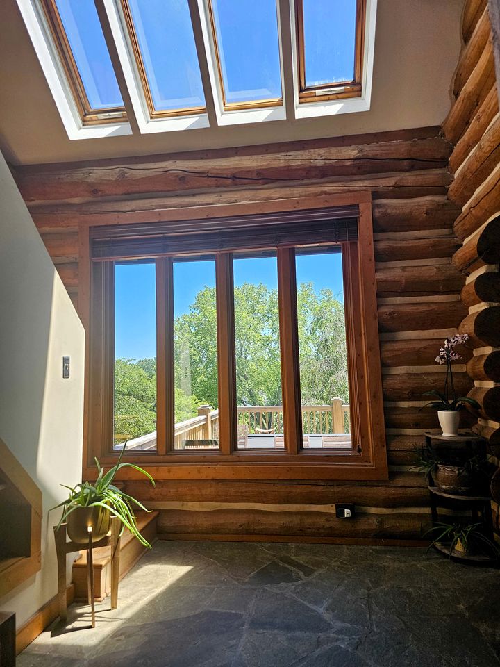 Luxury Montana-Style Log Estate with Private Vineyard & Spa Near Purcellville, VA