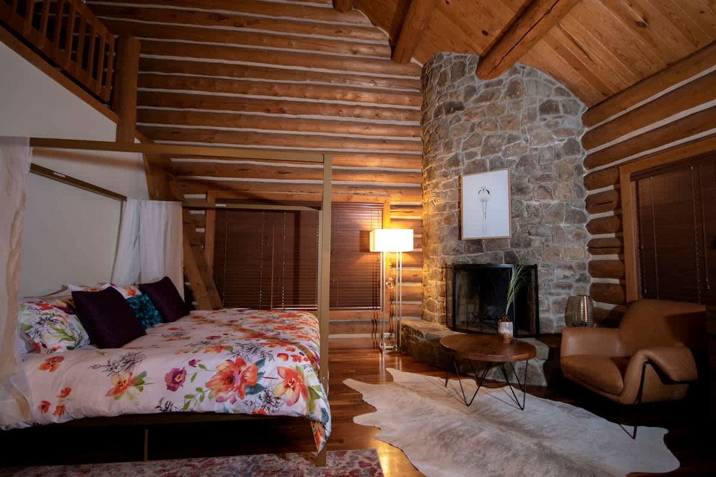 Luxury Montana-Style Log Estate with Private Vineyard & Spa Near Purcellville, VA