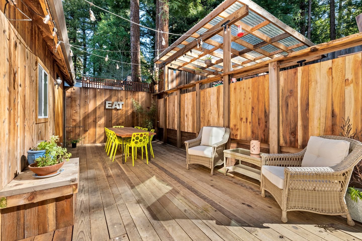 Rustic Modern Cabin with Charmingly Updated Interior in Guerneville, California