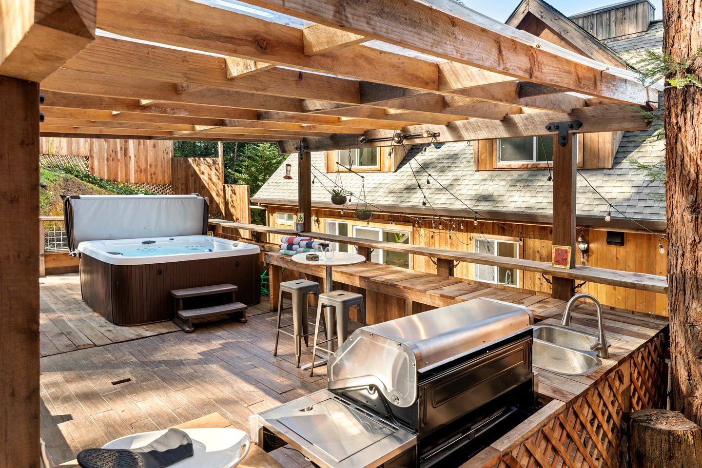 Rustic Modern Cabin with Charmingly Updated Interior in Guerneville, California