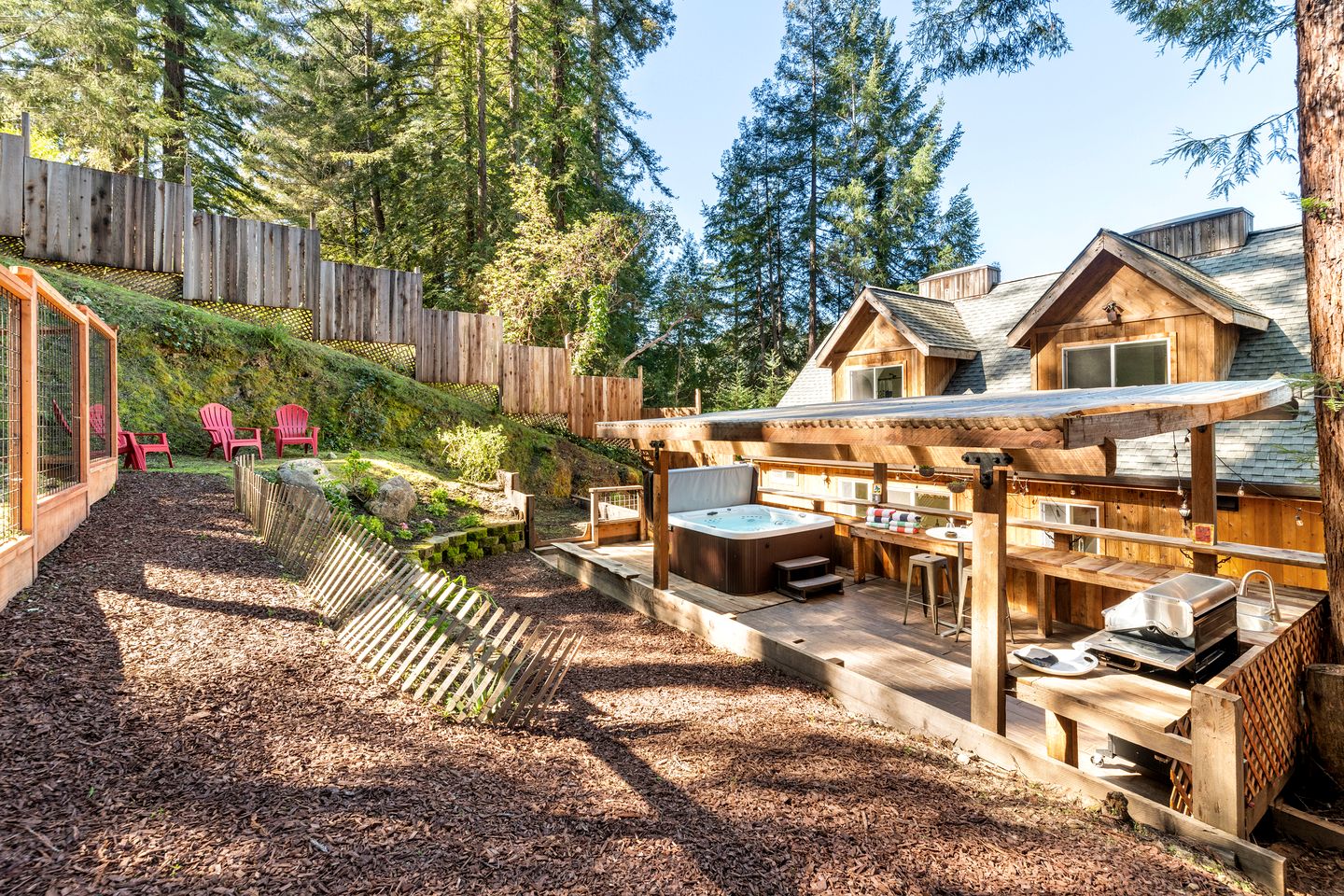 Rustic Modern Cabin with Charmingly Updated Interior in Guerneville, California