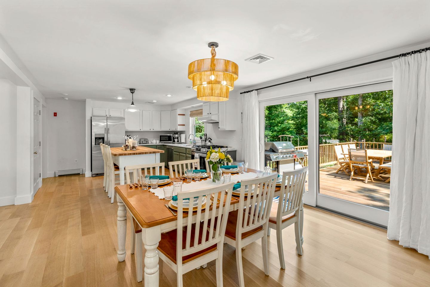 Gorgeous Modern Cottage with Beautiful Outdoor Living and Foosball Table in Massachusetts