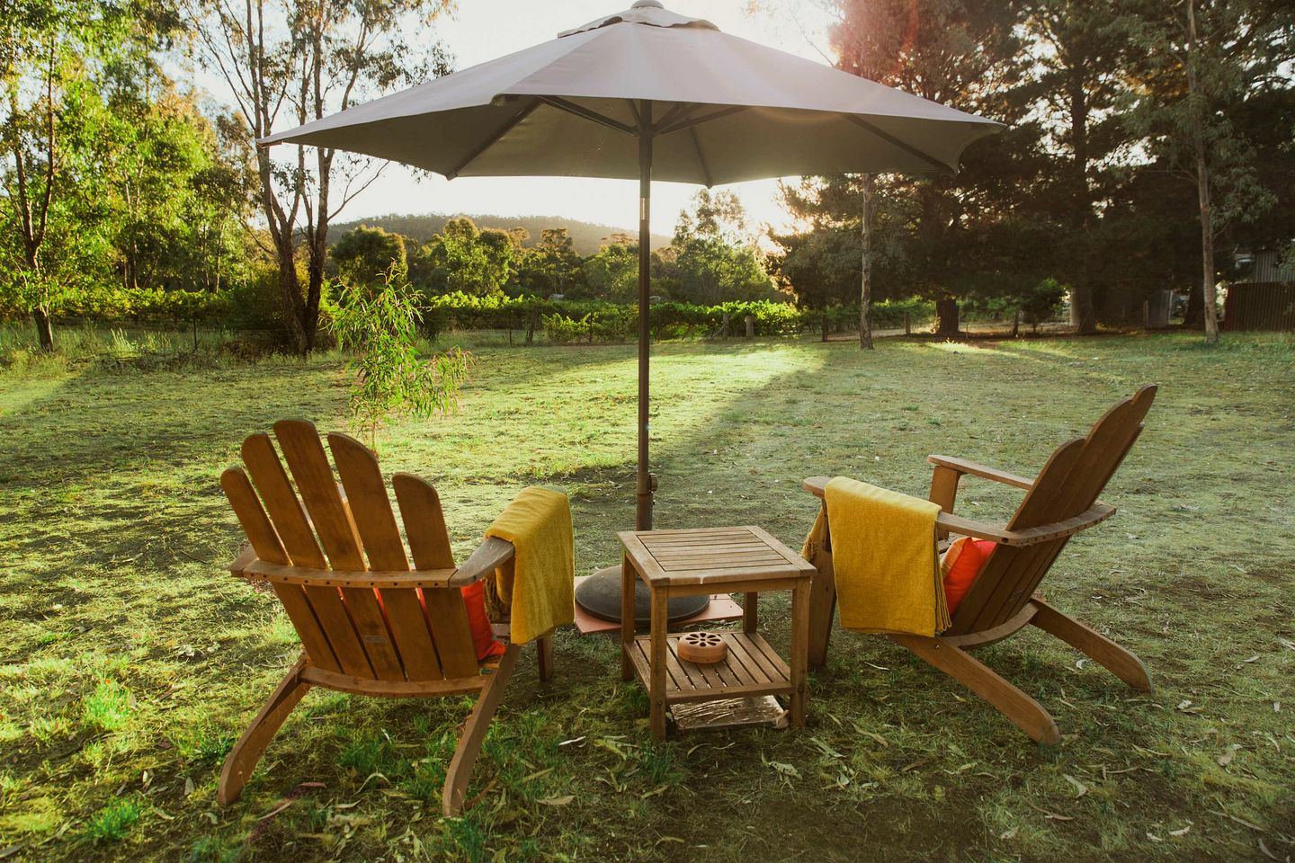Vineyard Tiny Glamping in Victoria near Kara Kara National Park