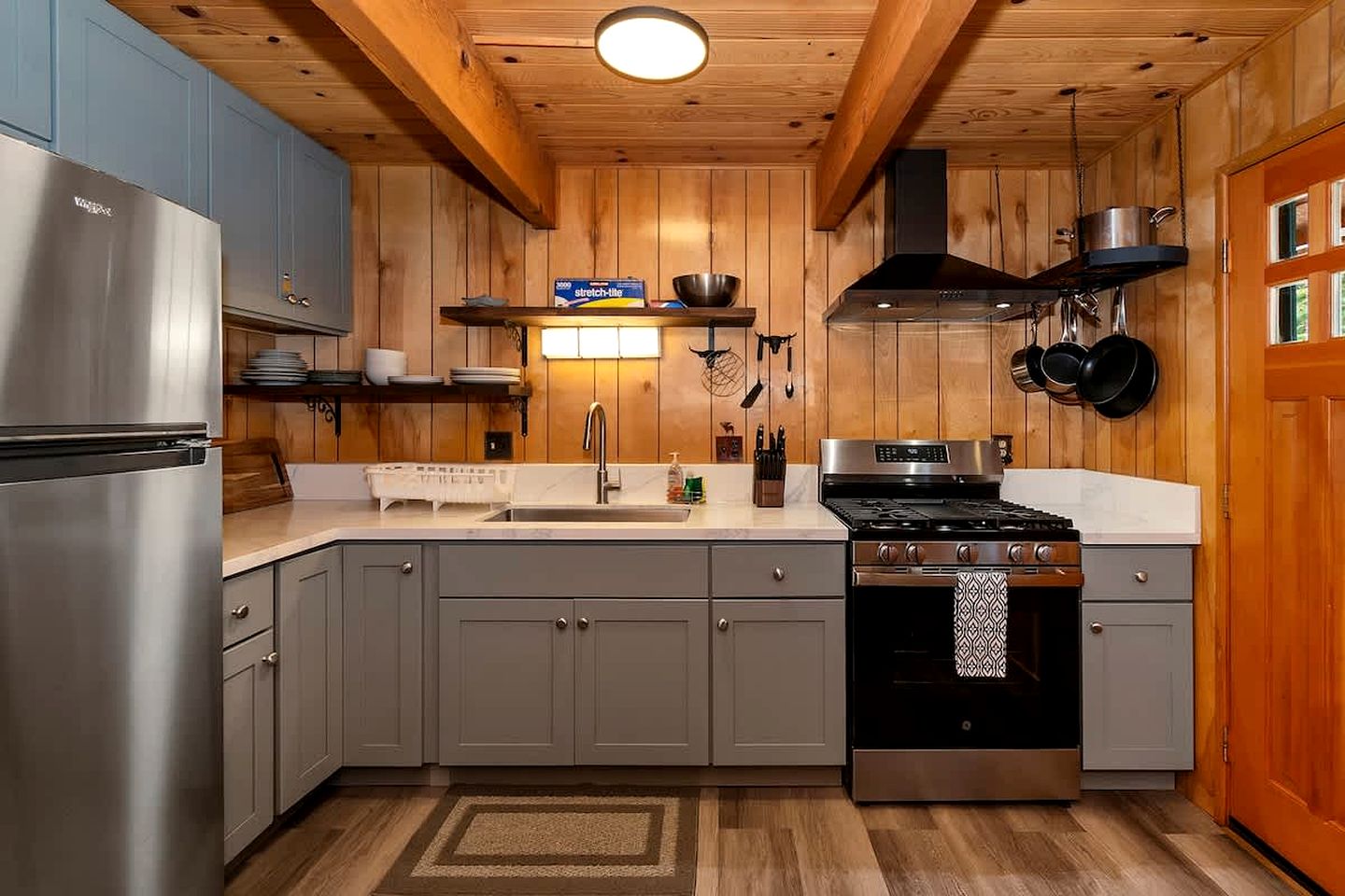 Cozy Lakefront Cabin with Firepit and Scenic Views near The Village in Big Bear, California