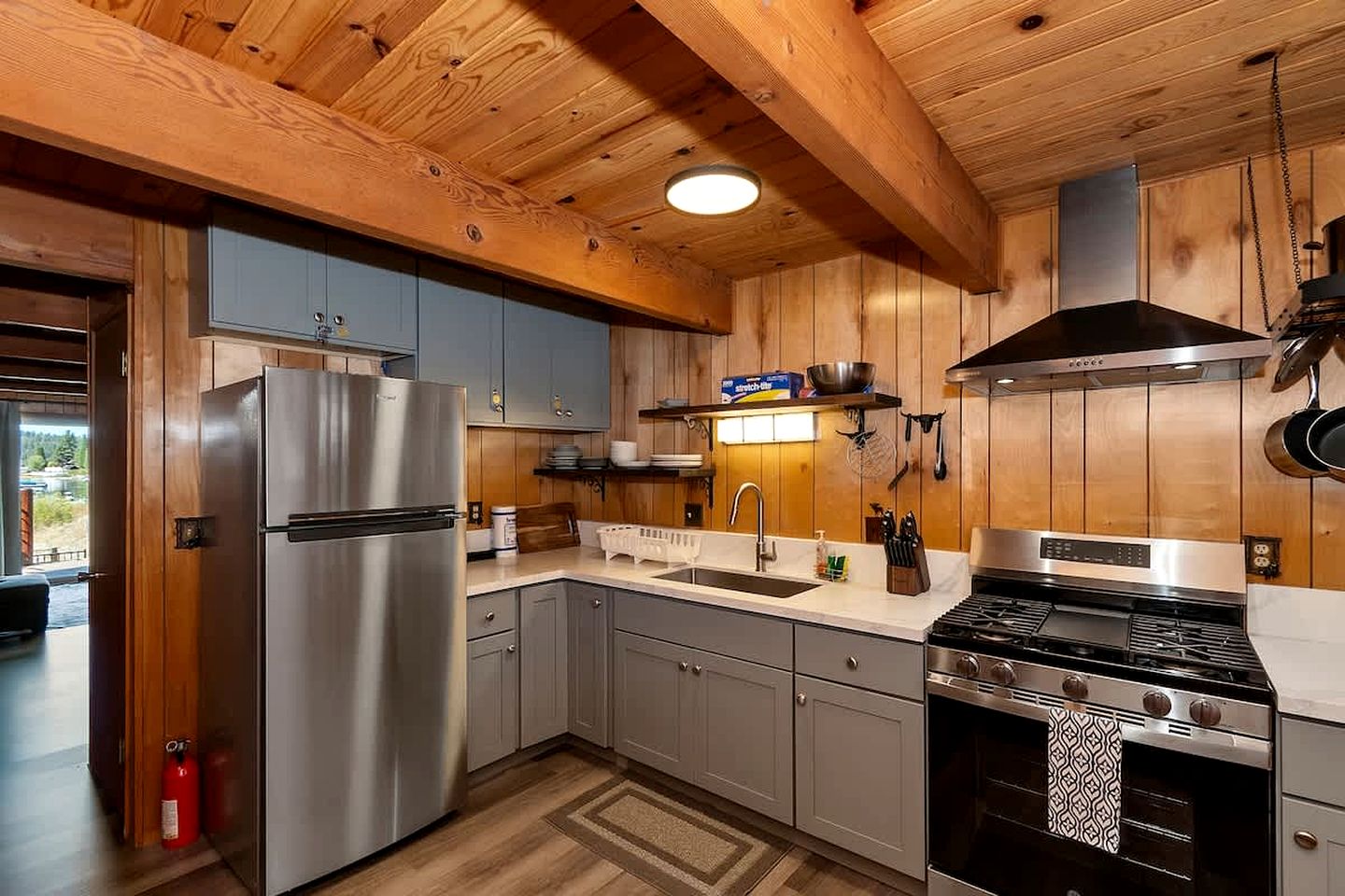 Cozy Lakefront Cabin with Firepit and Scenic Views near The Village in Big Bear, California