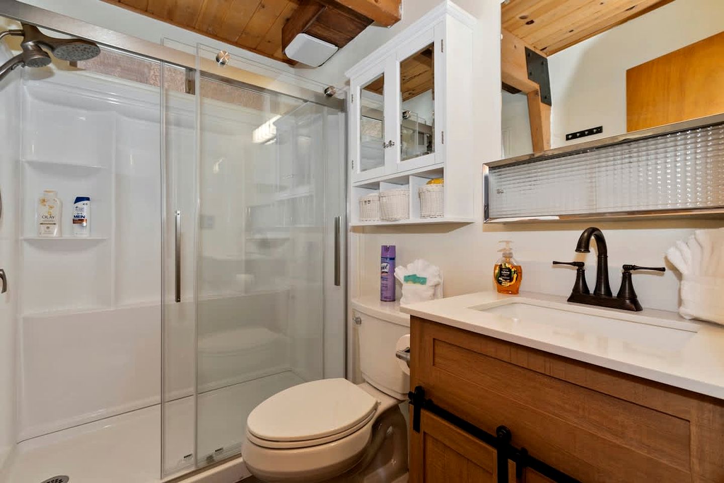 Cozy Lakefront Cabin with Firepit and Scenic Views near The Village in Big Bear, California