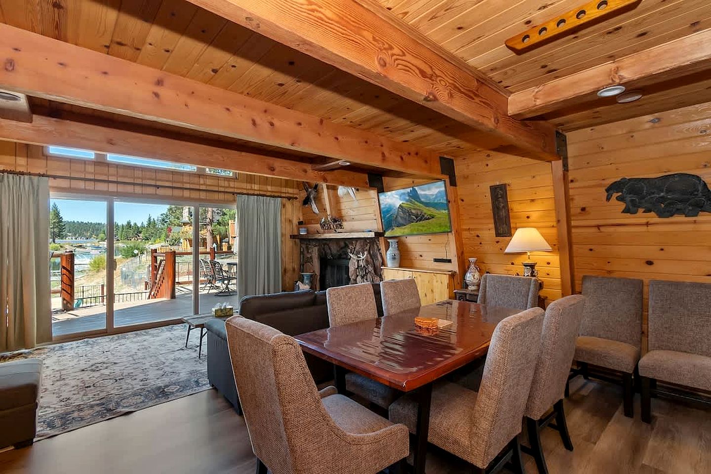 Cozy Lakefront Cabin with Firepit and Scenic Views near The Village in Big Bear, California