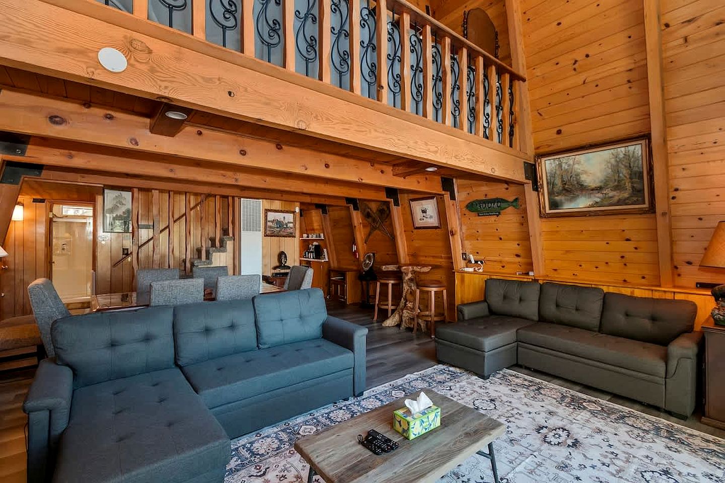 Cozy Lakefront Cabin with Firepit and Scenic Views near The Village in Big Bear, California