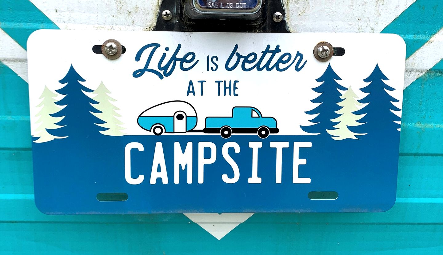 Cute Vintage Caravan on a Wonderful Glampground near Bryson City, North Carolina