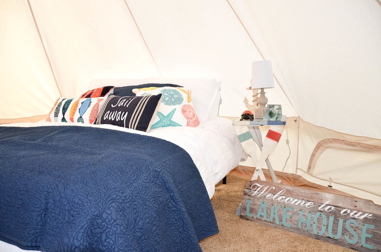 Comfy Canvas Tent an Hour from Yellowstone National Park near Rexburg, Idaho