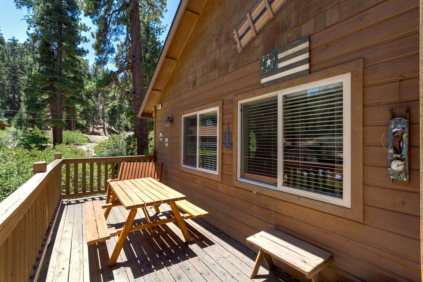 Incredible Secluded Wooden Cabin Nestled Amidst Trees in Big Bear Lake, California