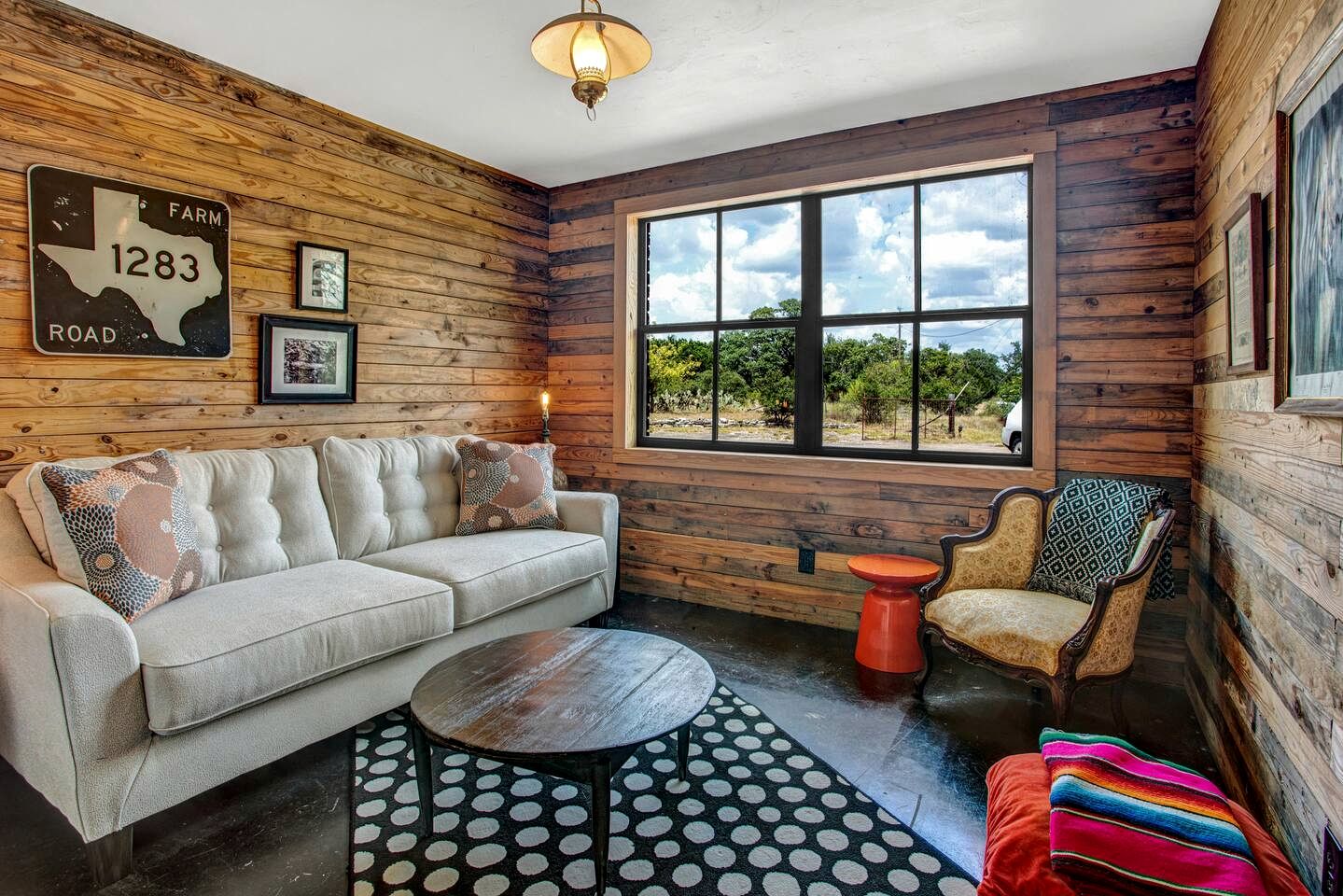 Serene Hilltop Brick Retreat with Panoramic Views Near Fredericksburg, Texas