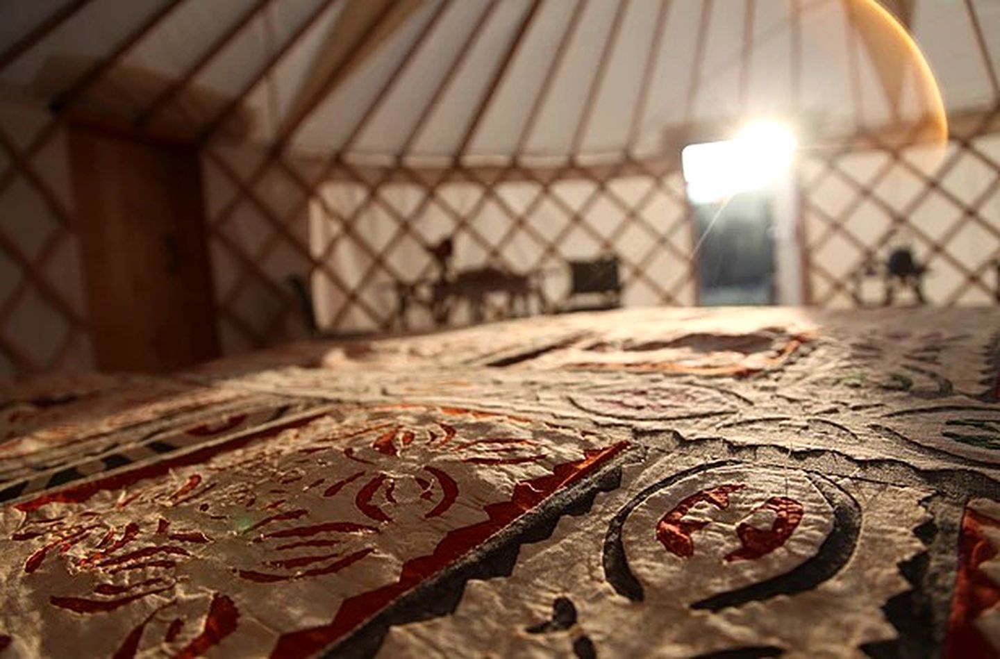 Charming Yurt with a Luxurious Feel and a Wood Burning Stove in West Dorset, United Kingdom