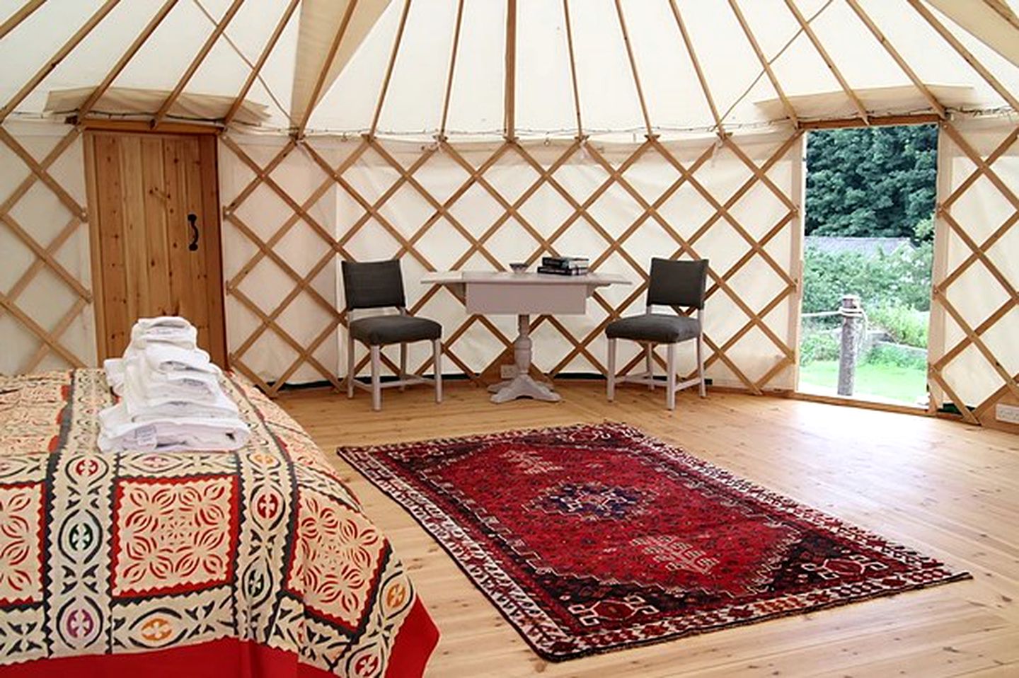 Charming Yurt with a Luxurious Feel and a Wood Burning Stove in West Dorset, United Kingdom